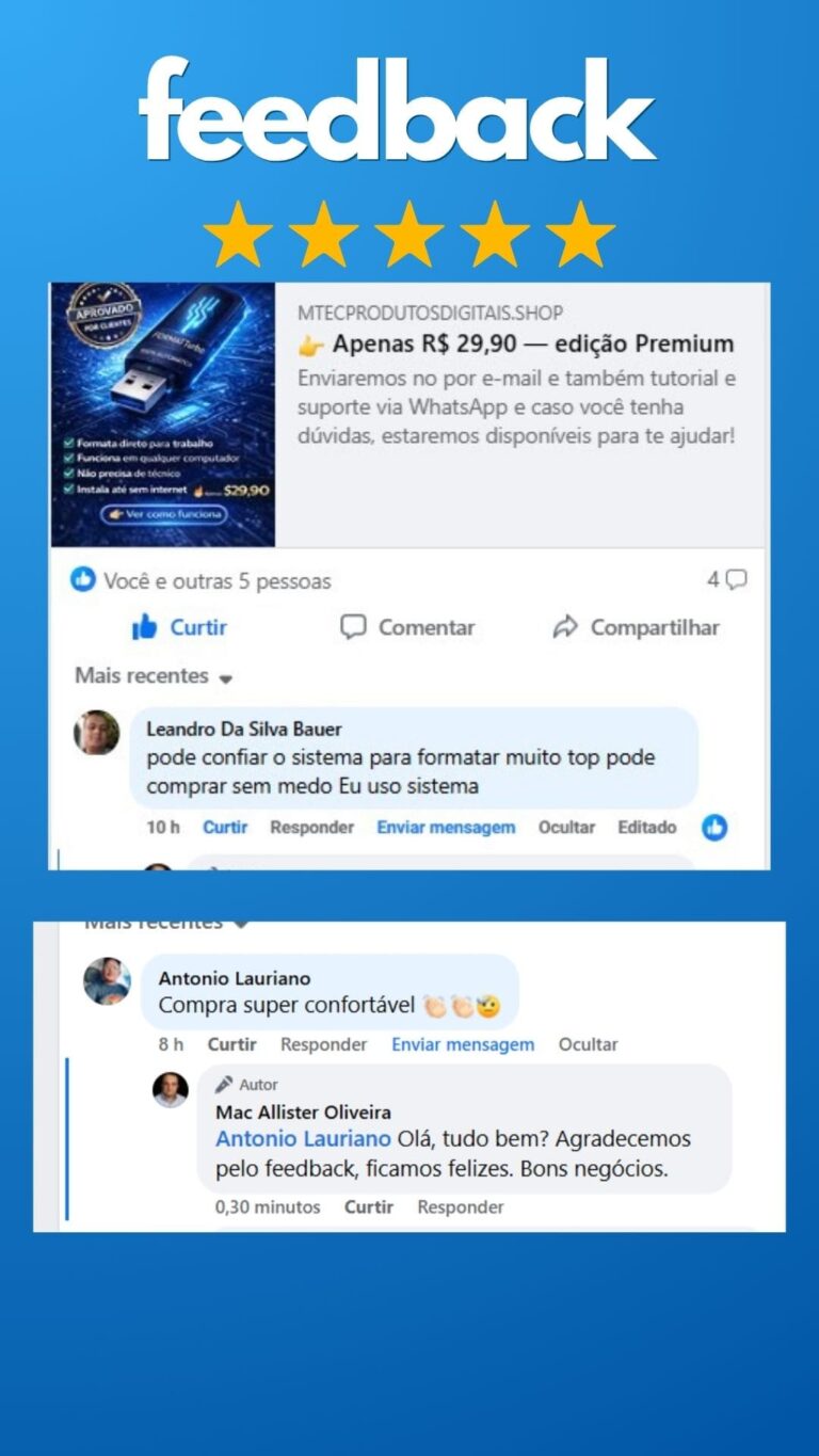 Cópia de Feedback de clientes - Formatturbo