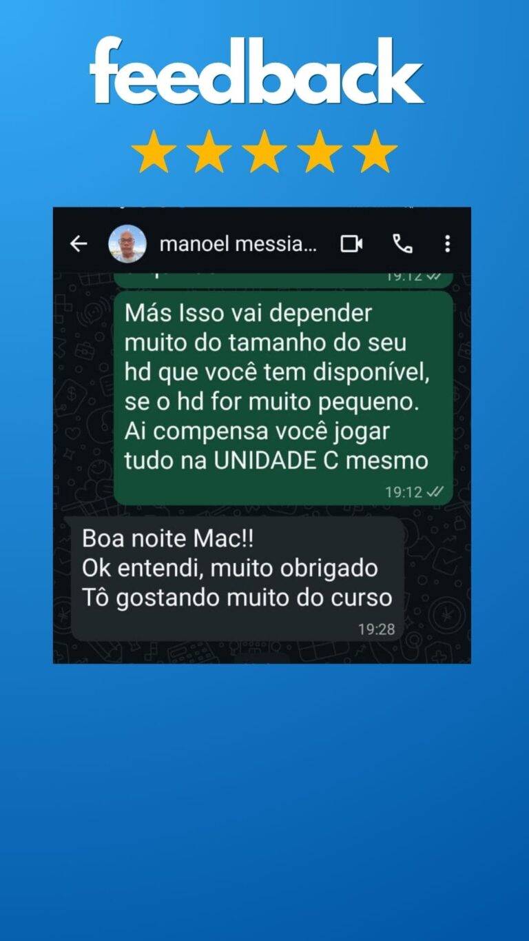 Cópia de Story Feedback do Cliente Simples Azul